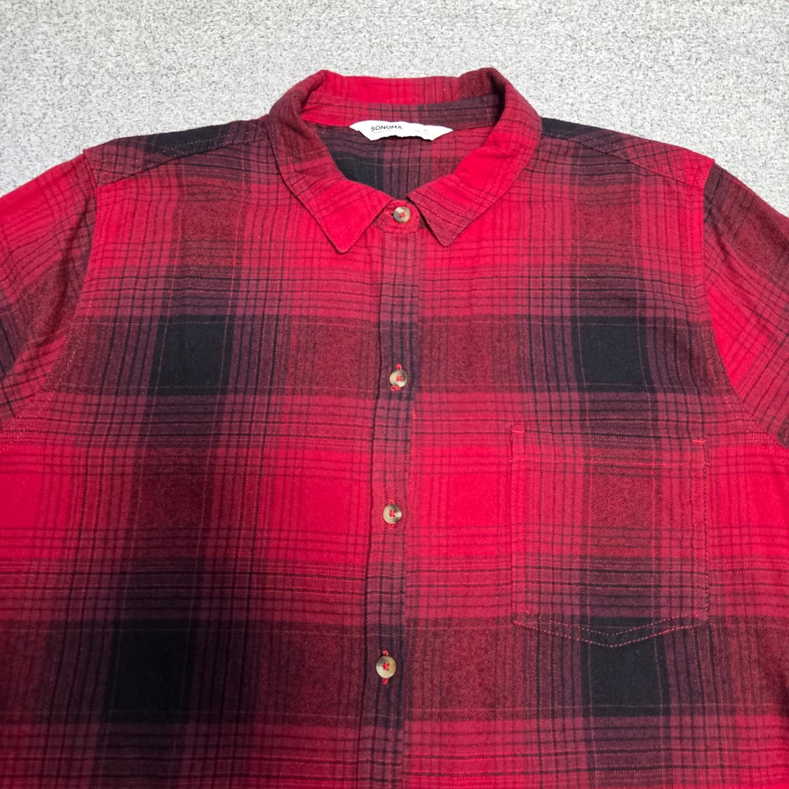 Sonoma 소노마 아메리칸 플란넬 체크셔츠 L(100) 상품이미지2
