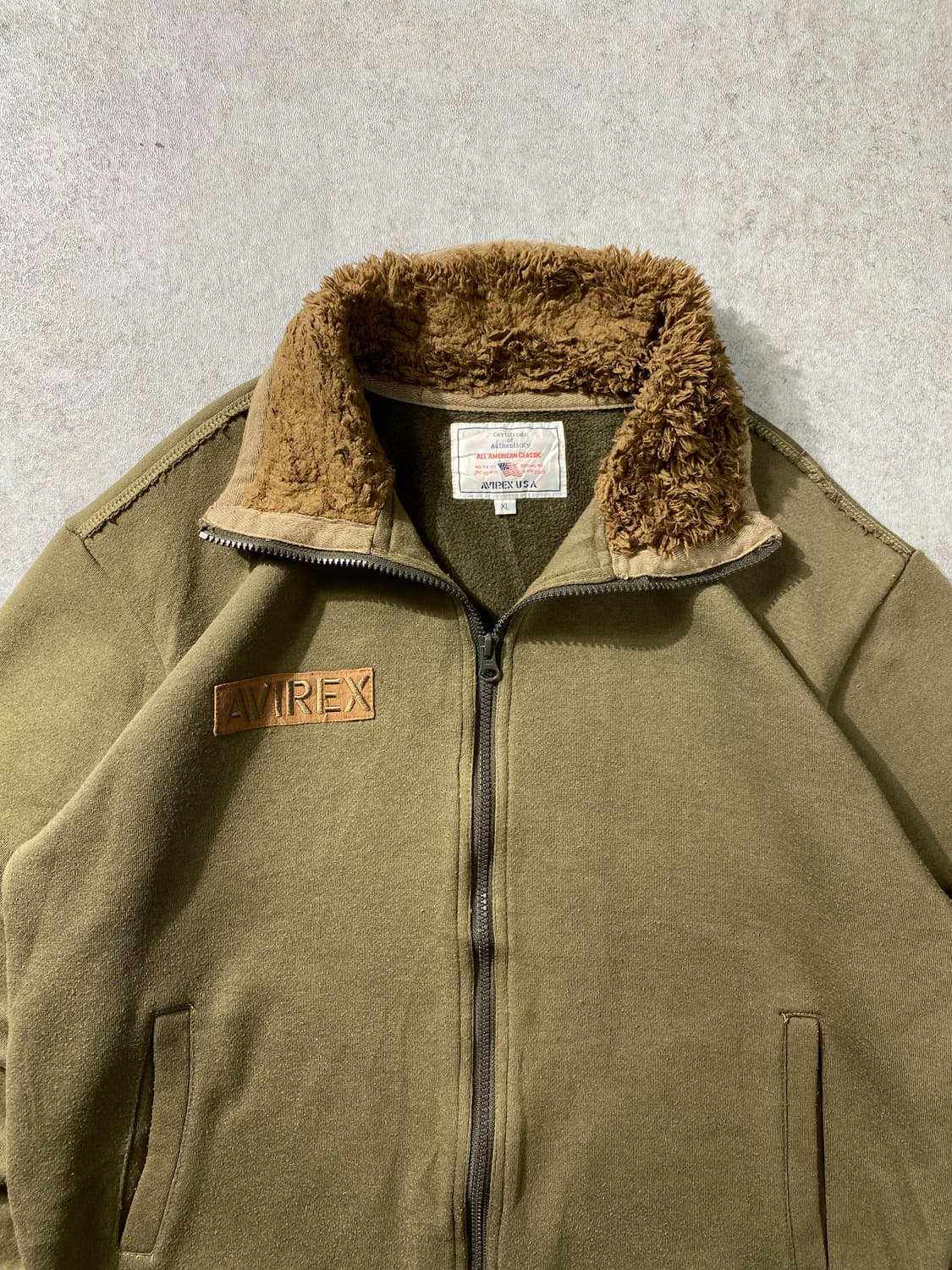 [XL] Avirex USA 아비렉스 밀리터리 코튼 집업 상품이미지2