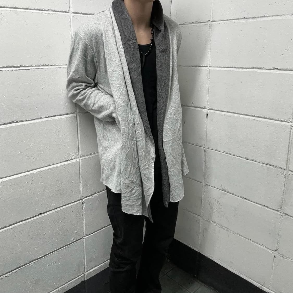 Lightweight draped open cardigan 상품이미지3