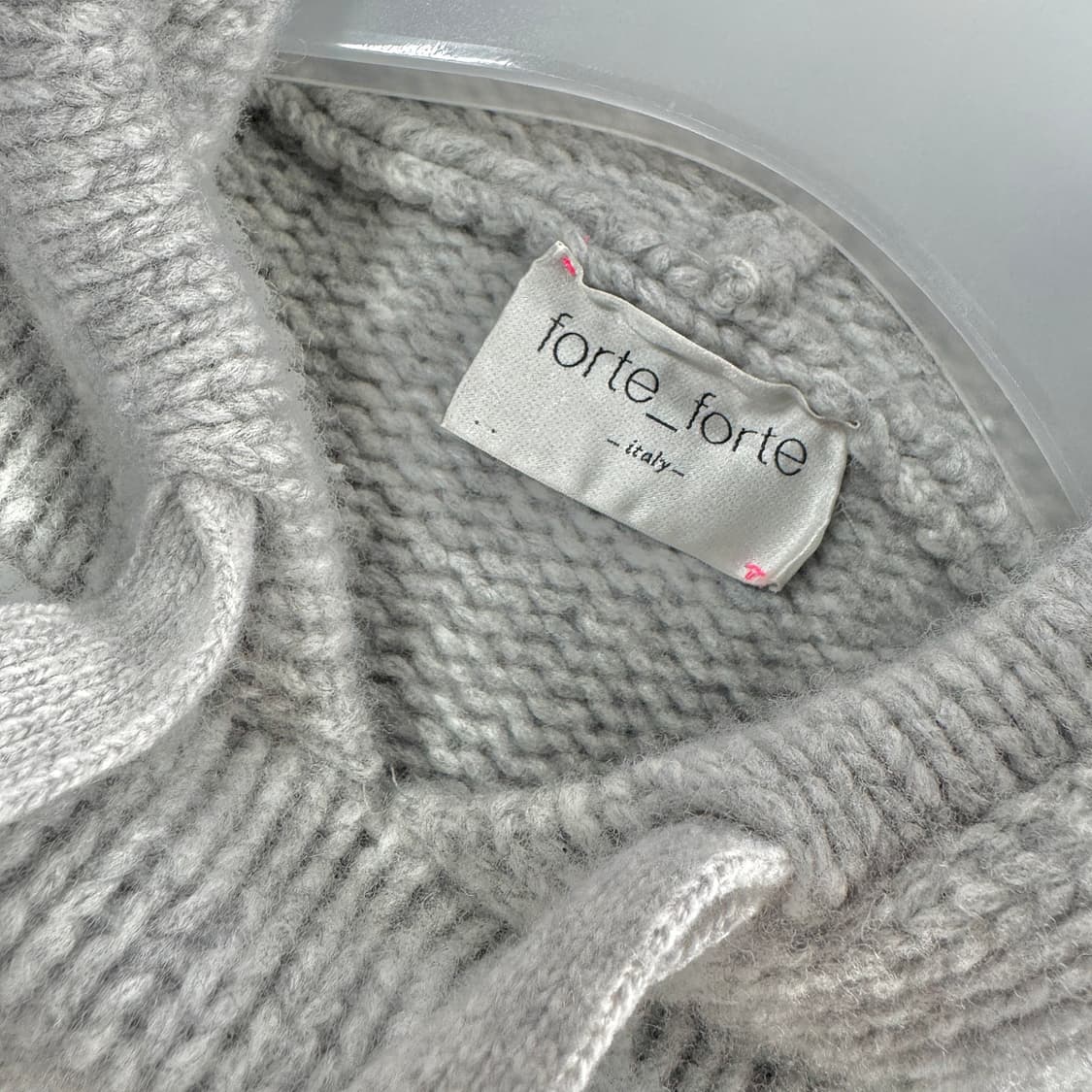 포르테포르테 24 울 니트 후디 상품이미지4