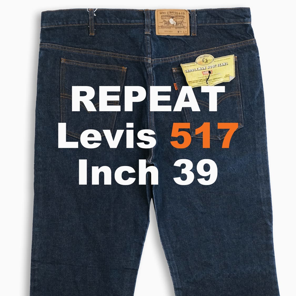 리바이스 517 오렌지탭 데드스탁 80s USA 39 OR5174055 상품이미지1