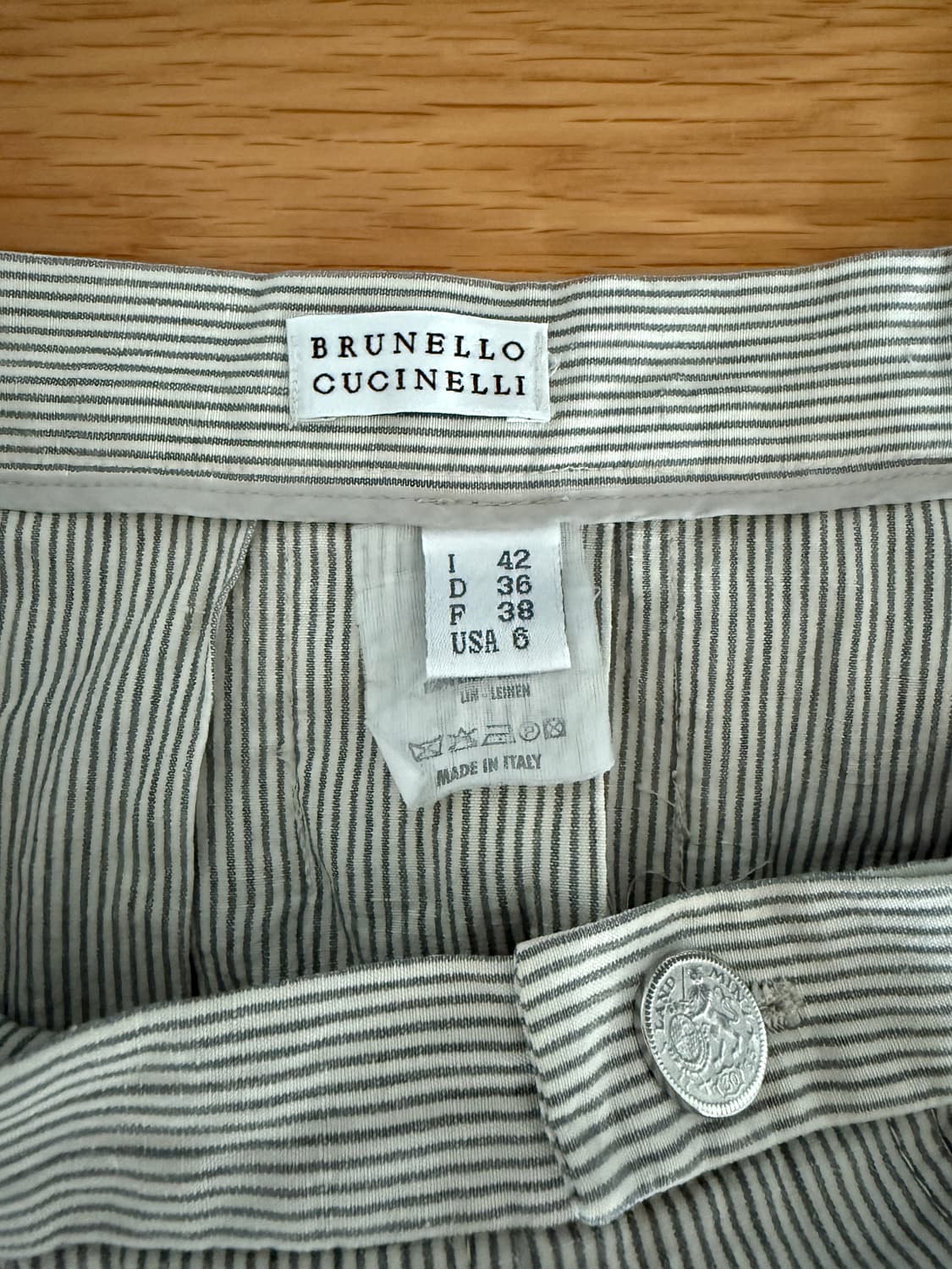 브루넬로 쿠치넬리(Brunello Cucinelli) 린넨 스커트 상품이미지8