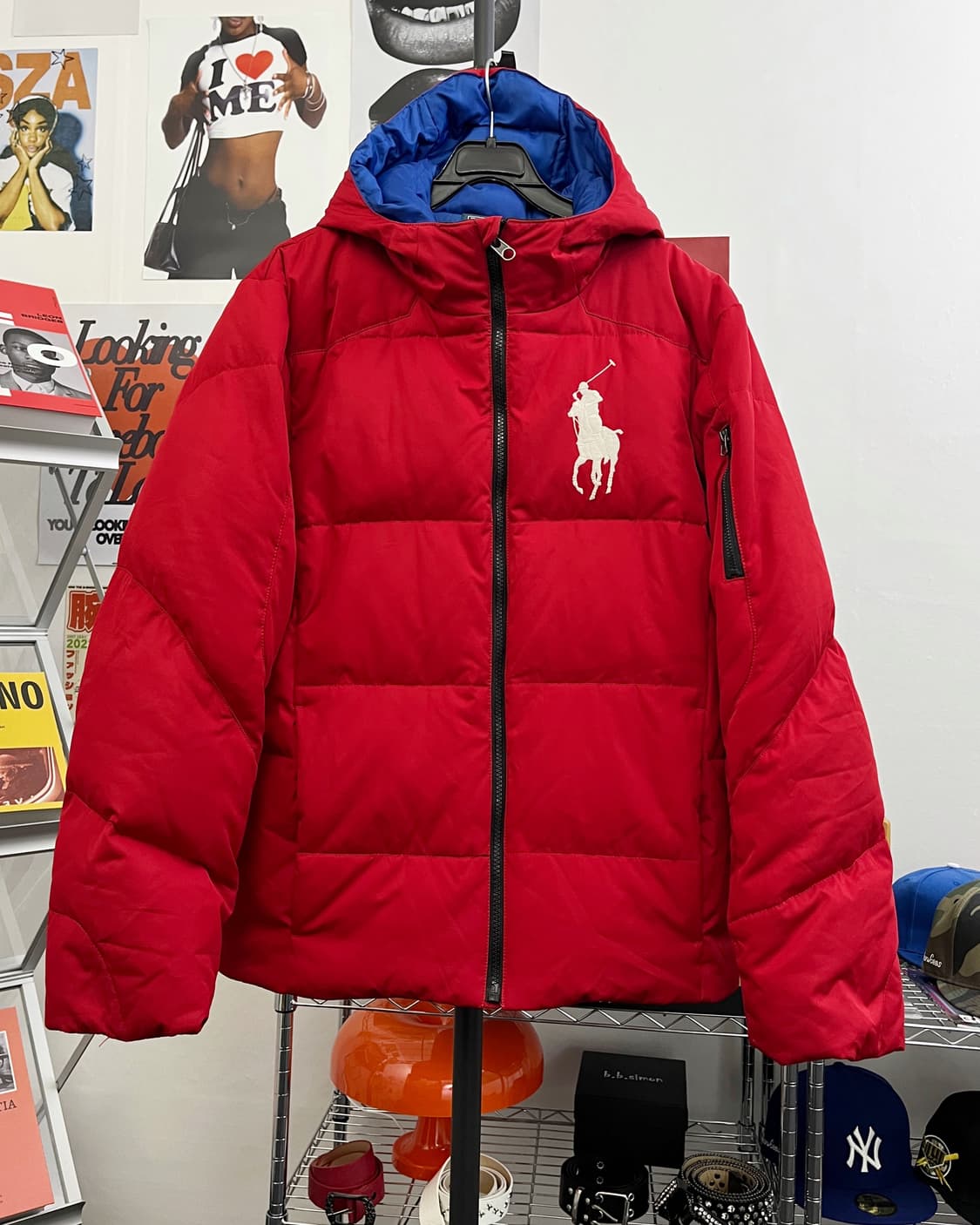폴로 랄프로렌 00s 빅포니 덕다운 패딩 상품이미지5