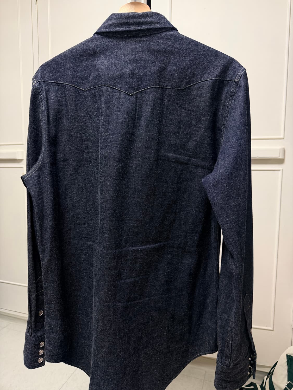 RRL 슬림핏 데님 웨스턴 셔츠 상품이미지2