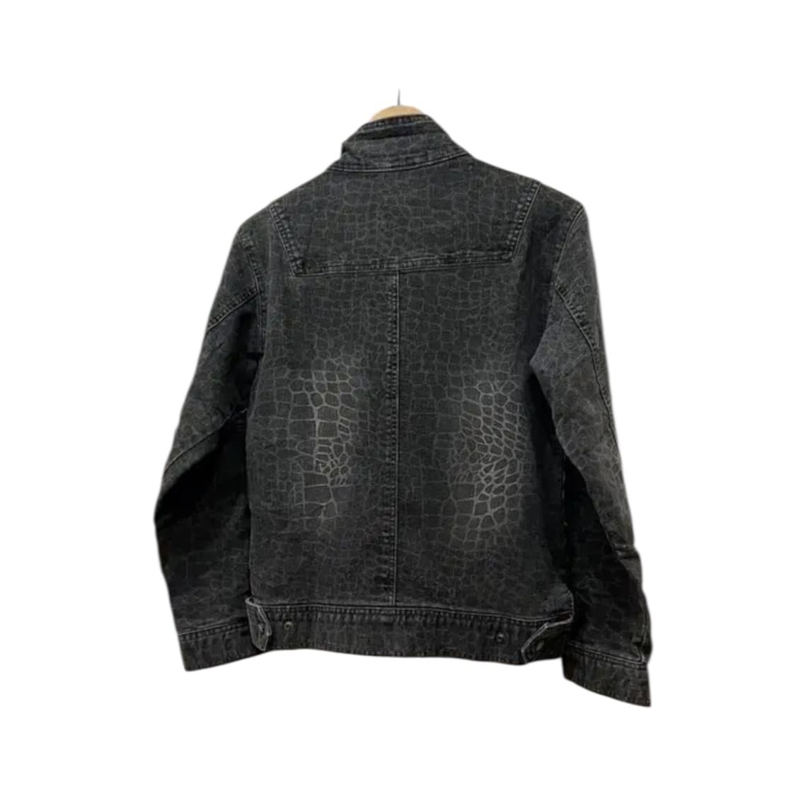 재패니즈 빈티지 패턴 데님 바이커자켓 상품이미지2