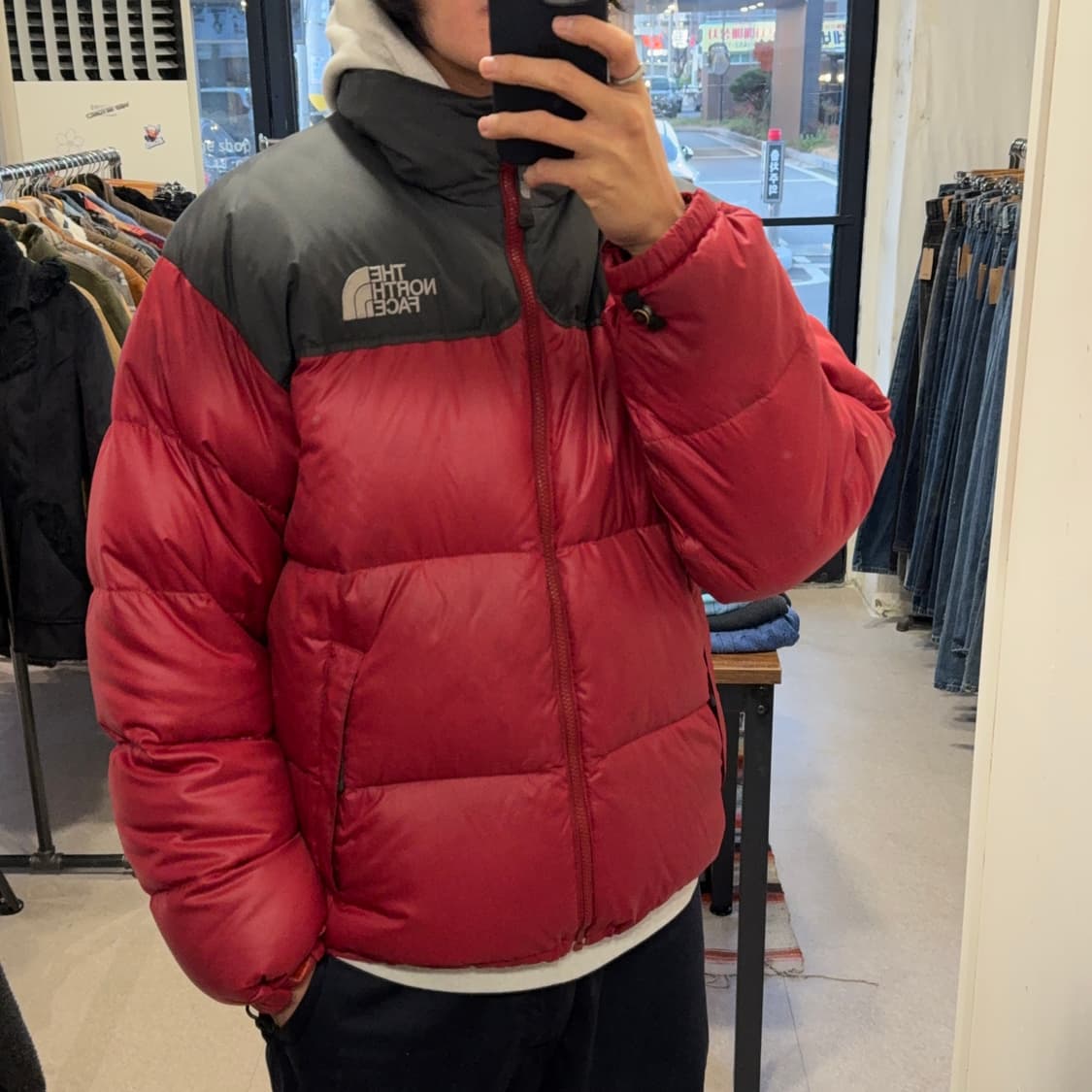 노스페이스 700 눕시 레드-그레이 상품이미지7