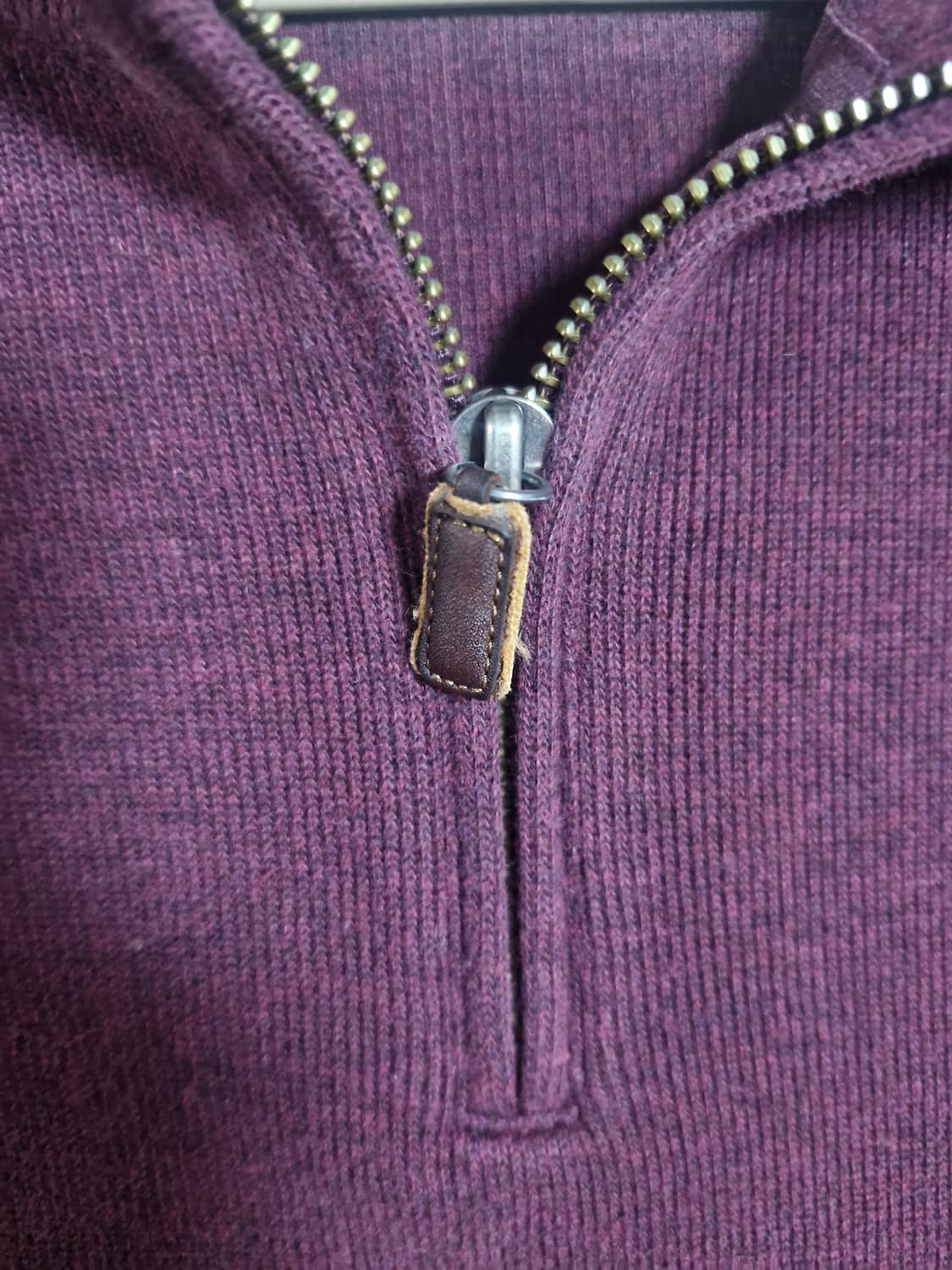 폴로 랄프로렌 하프집업 맨투맨 버건디 L 상품이미지2