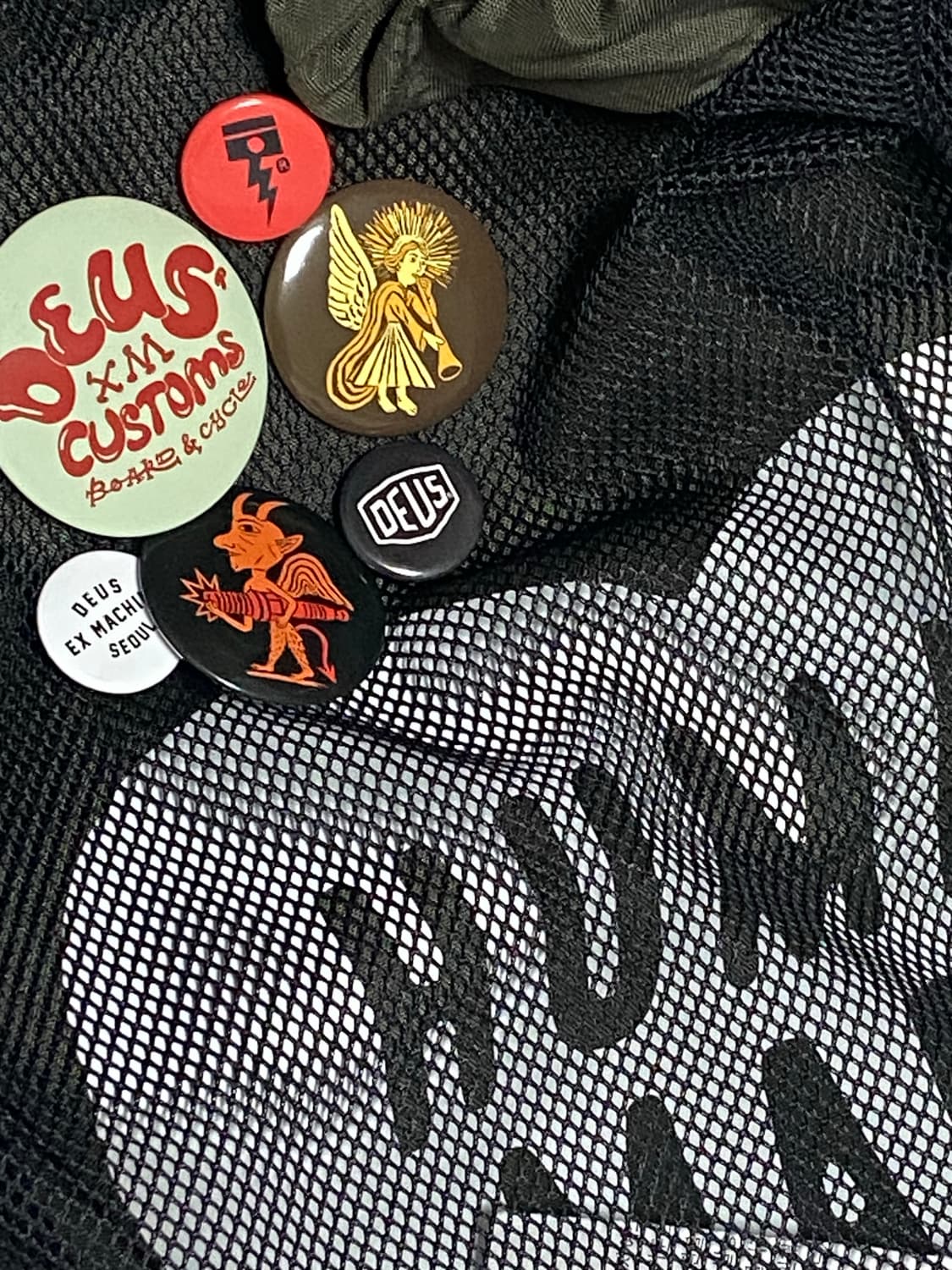 휴먼메이드 드로우스트링 백팩 올리브 드랩 상품이미지6