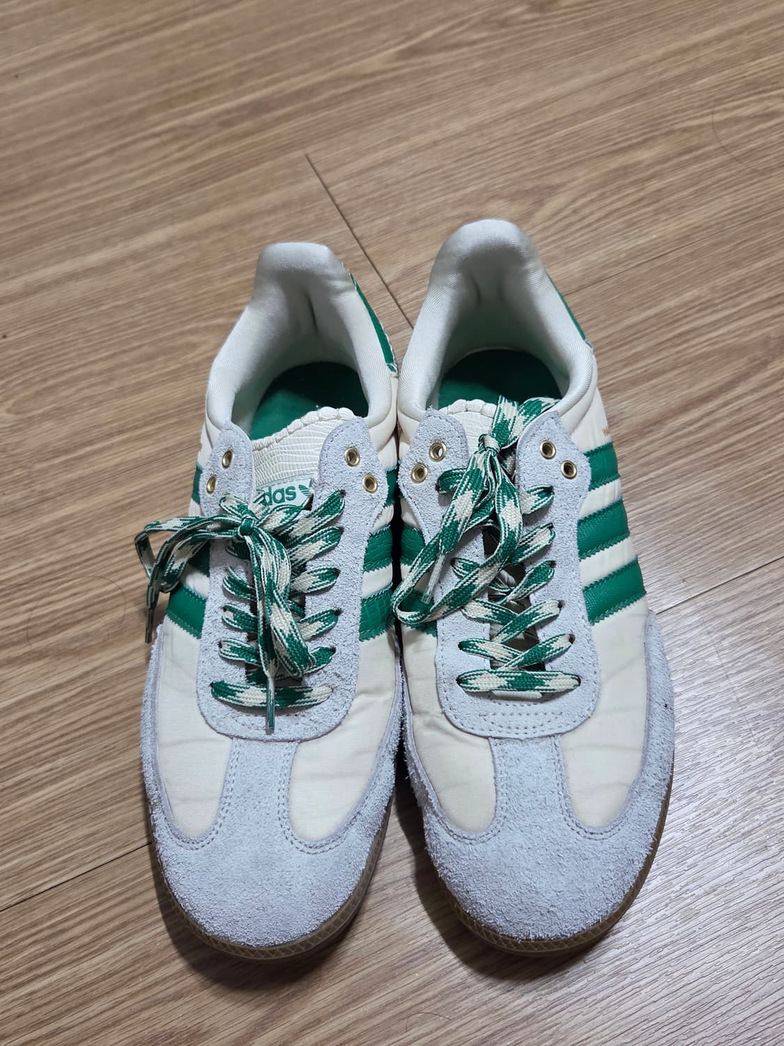 아디다스 웨일스보너 삼바 크림 그린 270 상품이미지3