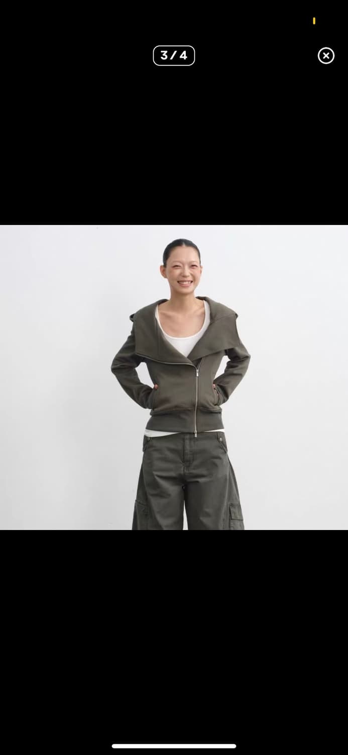 LINY LIBERTY Slim Fit Big Hooded Zip-Up 상품이미지3