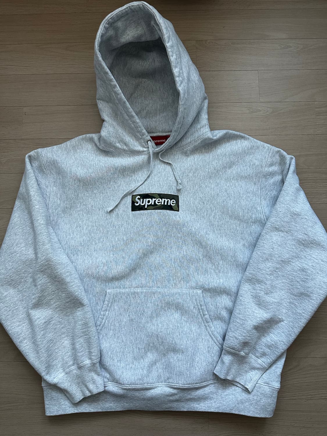 슈프림 박스로고 후드 스웨트셔츠 애쉬 그레이 - 23FW XL 상품이미지1