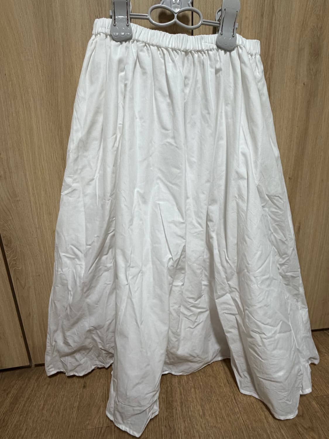 모리걸 화이트 롱스커트 하구미 스즈코 상품이미지1