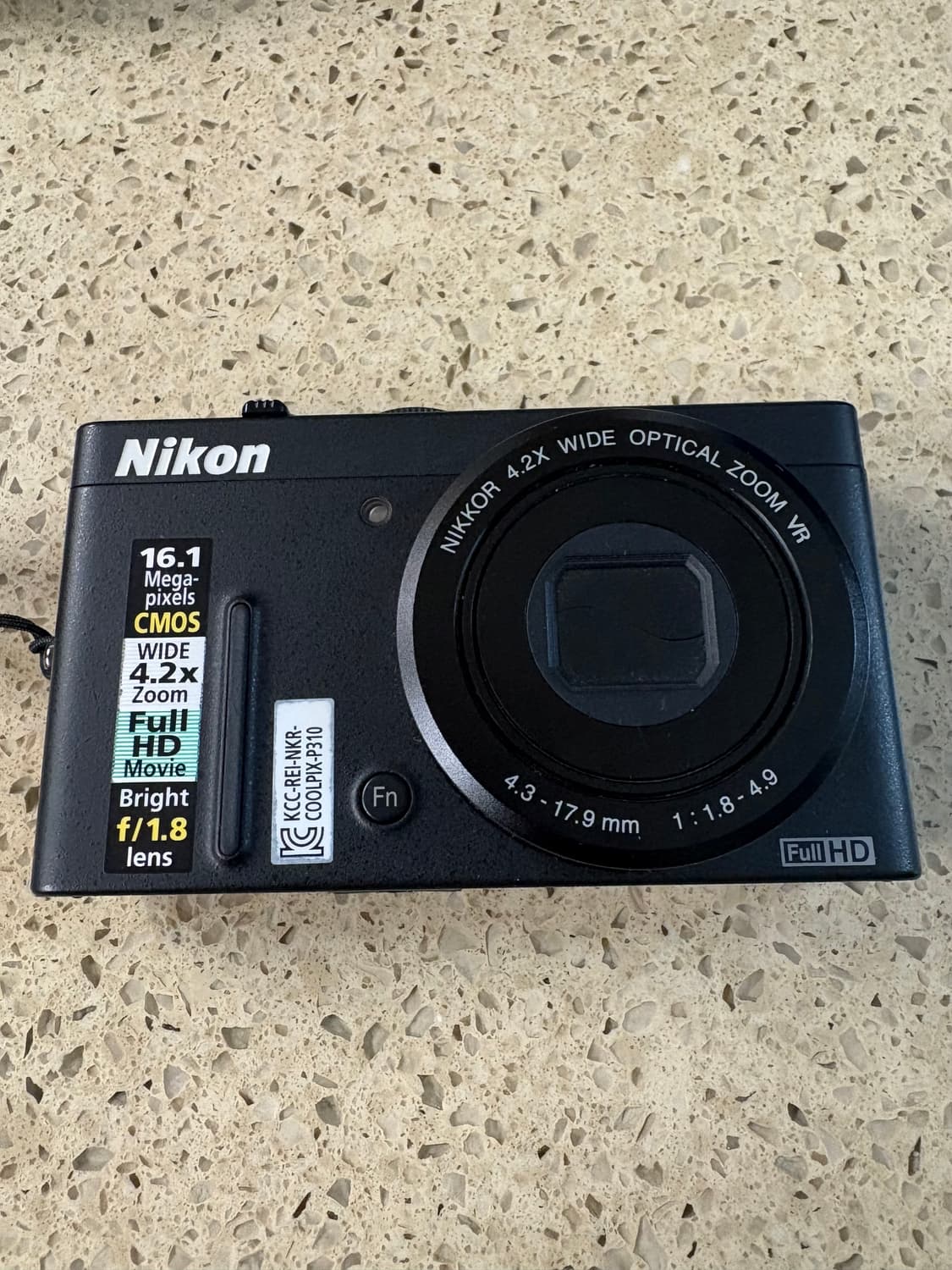 NIKON COOLPIX P310 블랙 니콘쿨픽스 상품이미지1