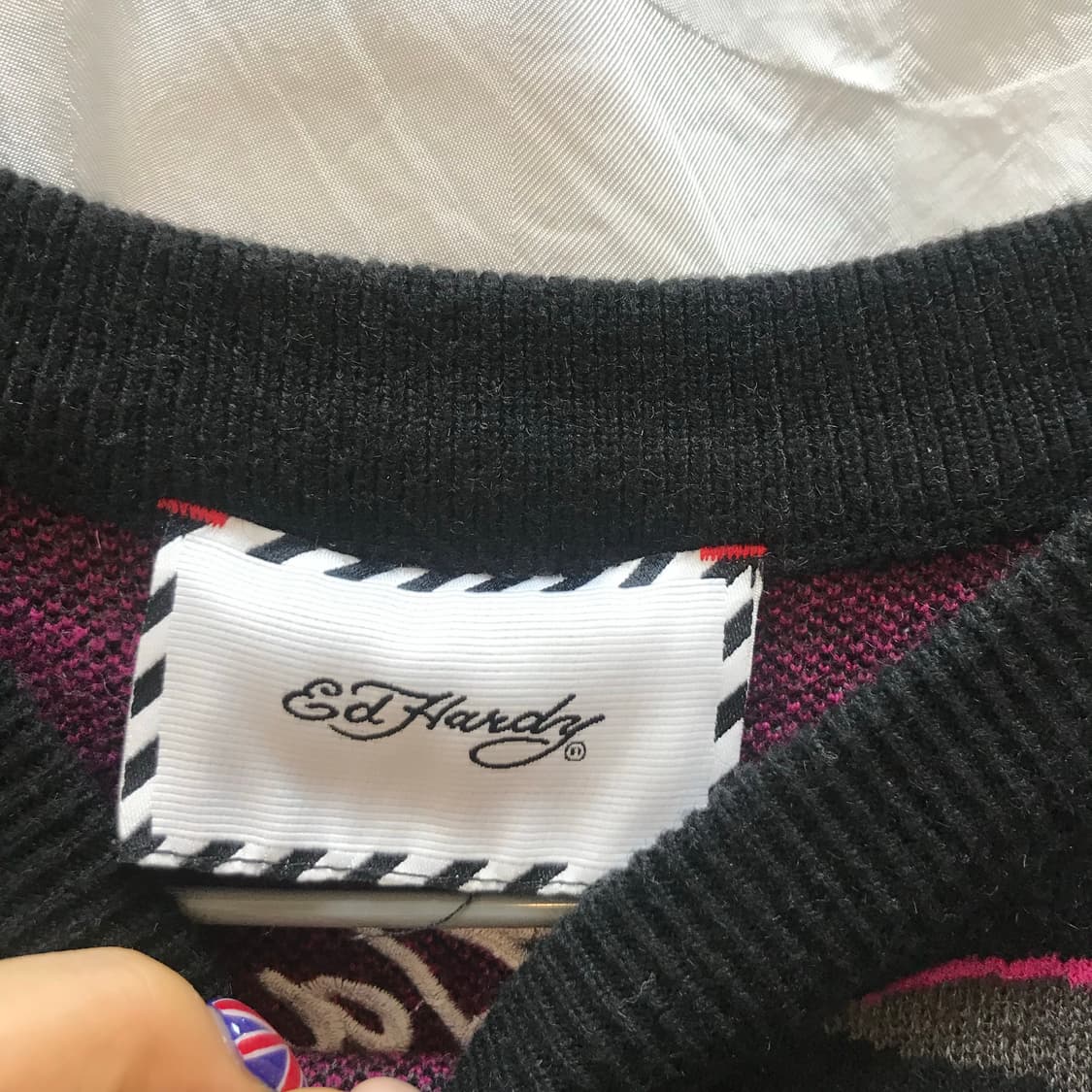 Ed Hardy 에드하디 펑크 레오파드 니트 상품이미지6