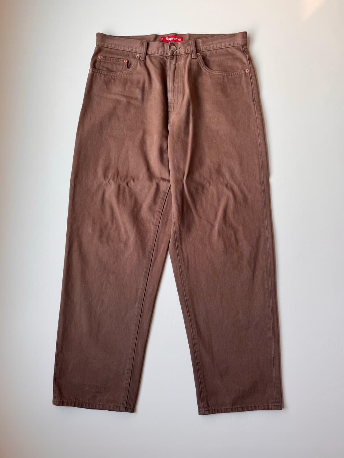 23fw 슈프림 배기 팬츠 브라운 상품이미지3