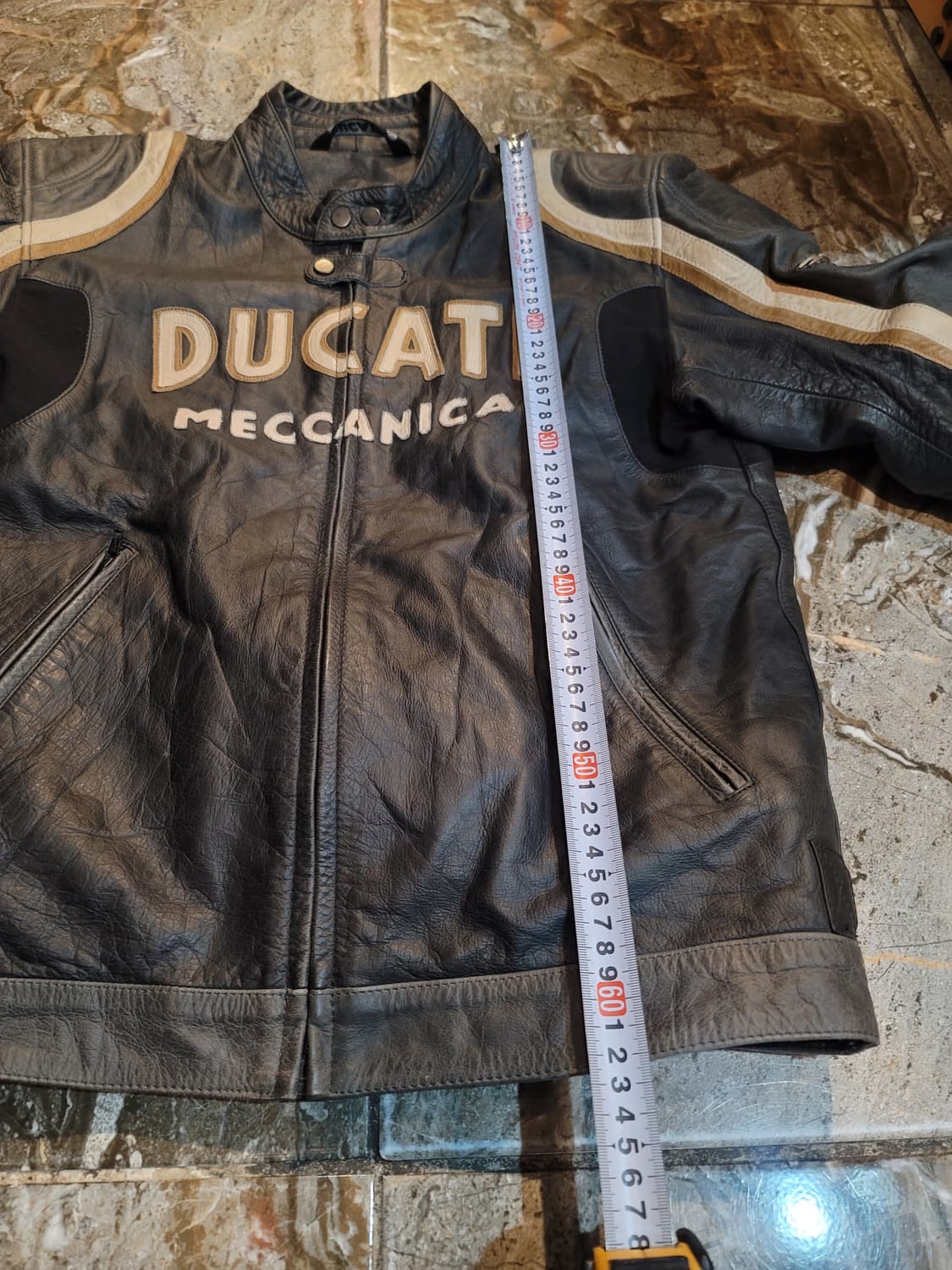 두가티 메카니카 가죽 라이더 자켓 상품이미지8