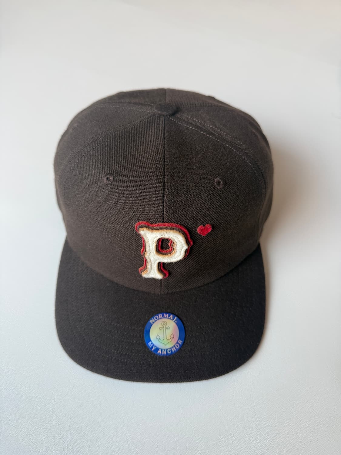 팔리할리우드 P 브라운볼캡 상품이미지1