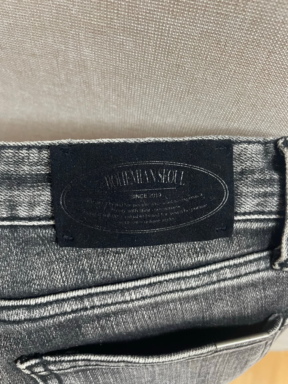 보헤미안 서울 프론트 포켓 부츠컷 데님 M 상품이미지4