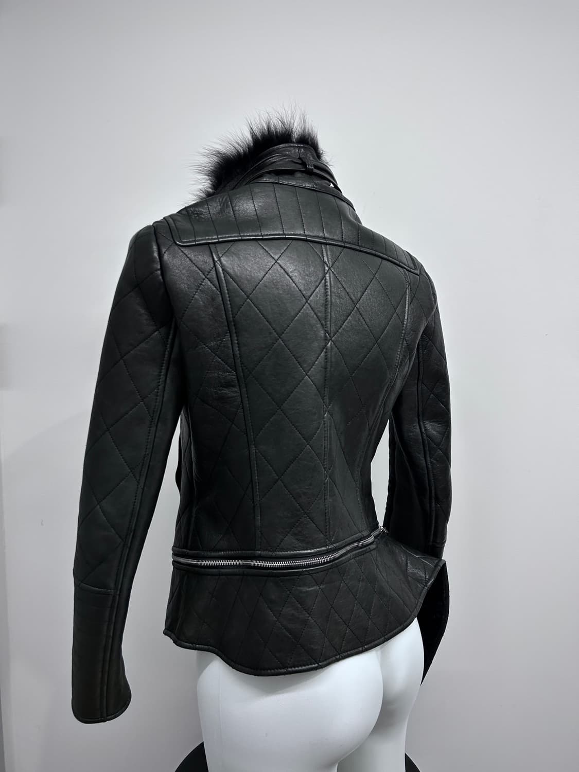 램스킨 퍼 멀티 지퍼 자켓 상품이미지4