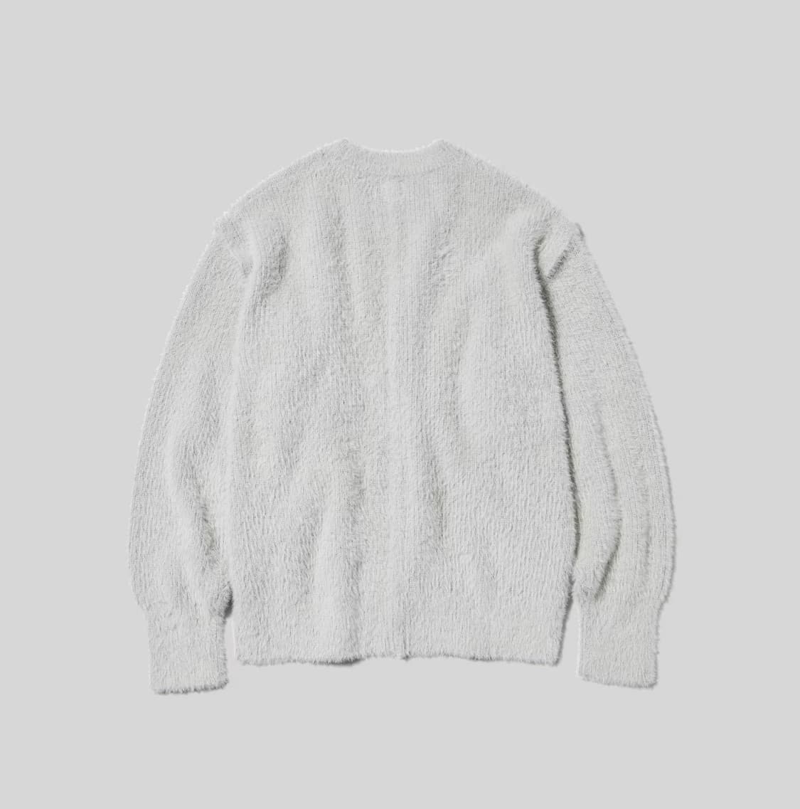 [XXL] 25 신상 GU 언더커버 UG 샤기 크루넥 니트 그레이 상품이미지4