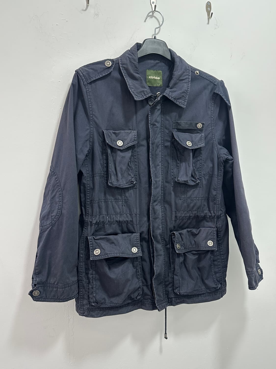 Vintage washed navy multi pocket jacket 상품이미지3