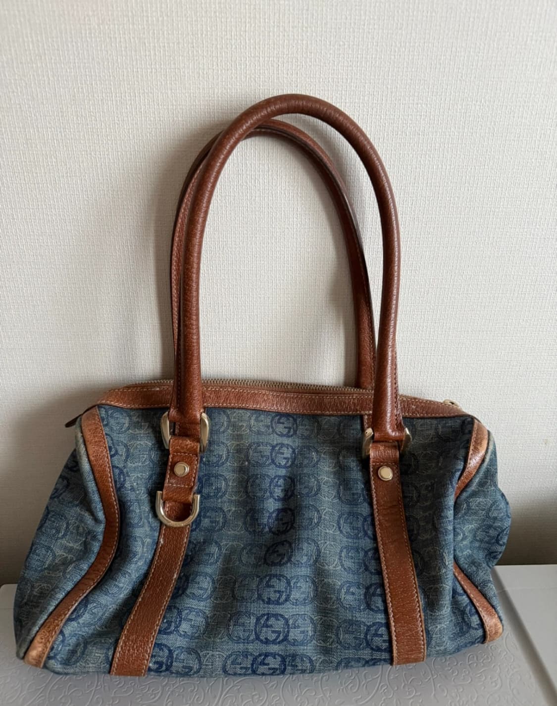 구찌 블루데님 숄더백 상품이미지5