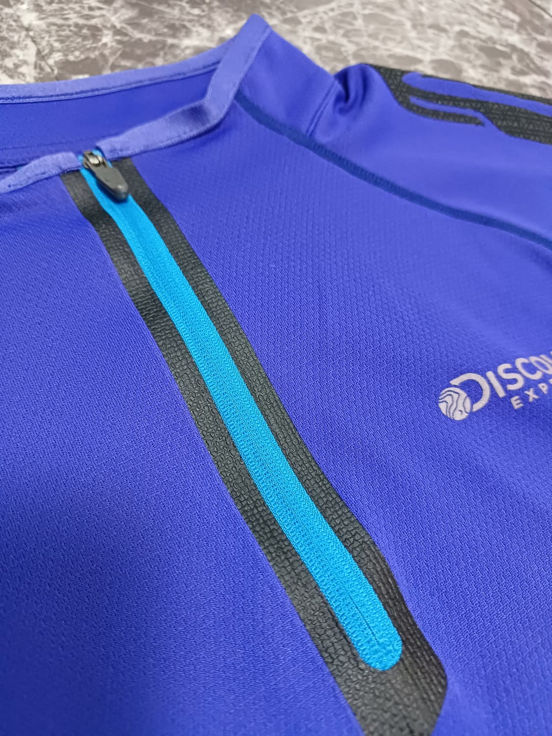 디스커버리 기능성 반집업 티셔츠 (퍼플 컬러) -M 상품이미지5