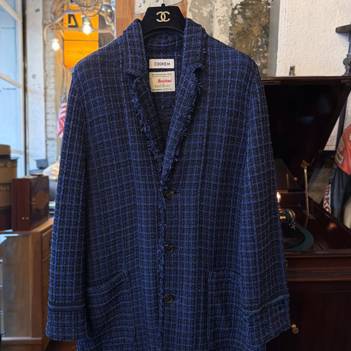 코헨 요네토미 트위드 코트자켓 상품이미지1