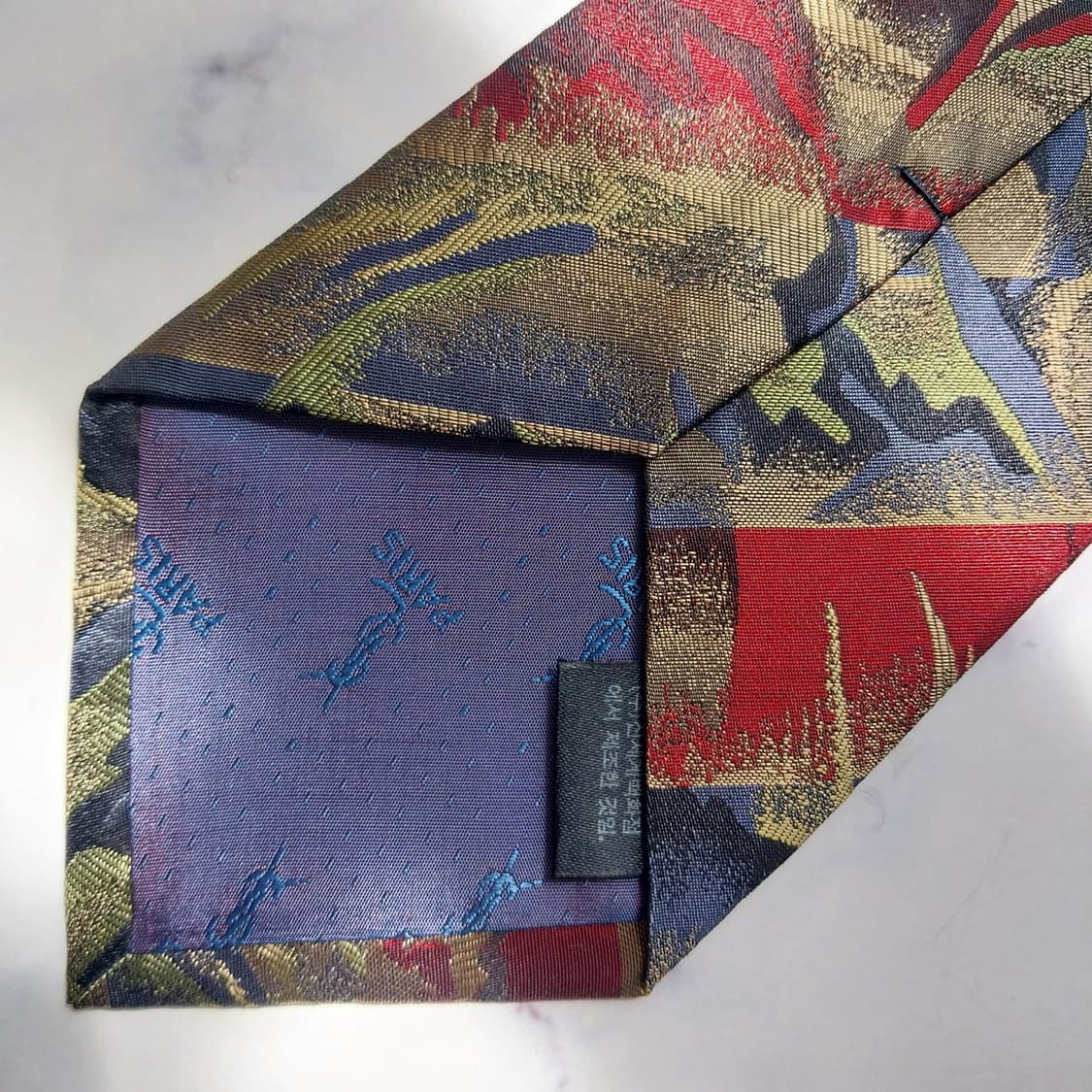 입생로랑 넥타이 골드 믹스 9.5cm A+등급 k2507
 상품이미지8