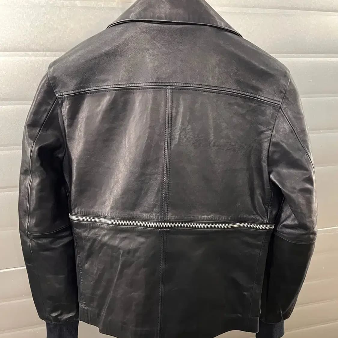 Diesel Black Gold 가죽 라이더 자켓 44 상품이미지8