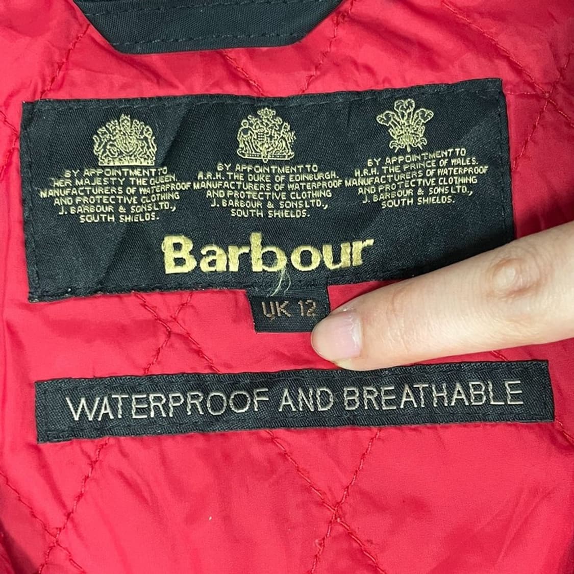 바버 로고 패치 자켓 v0455 상품이미지9