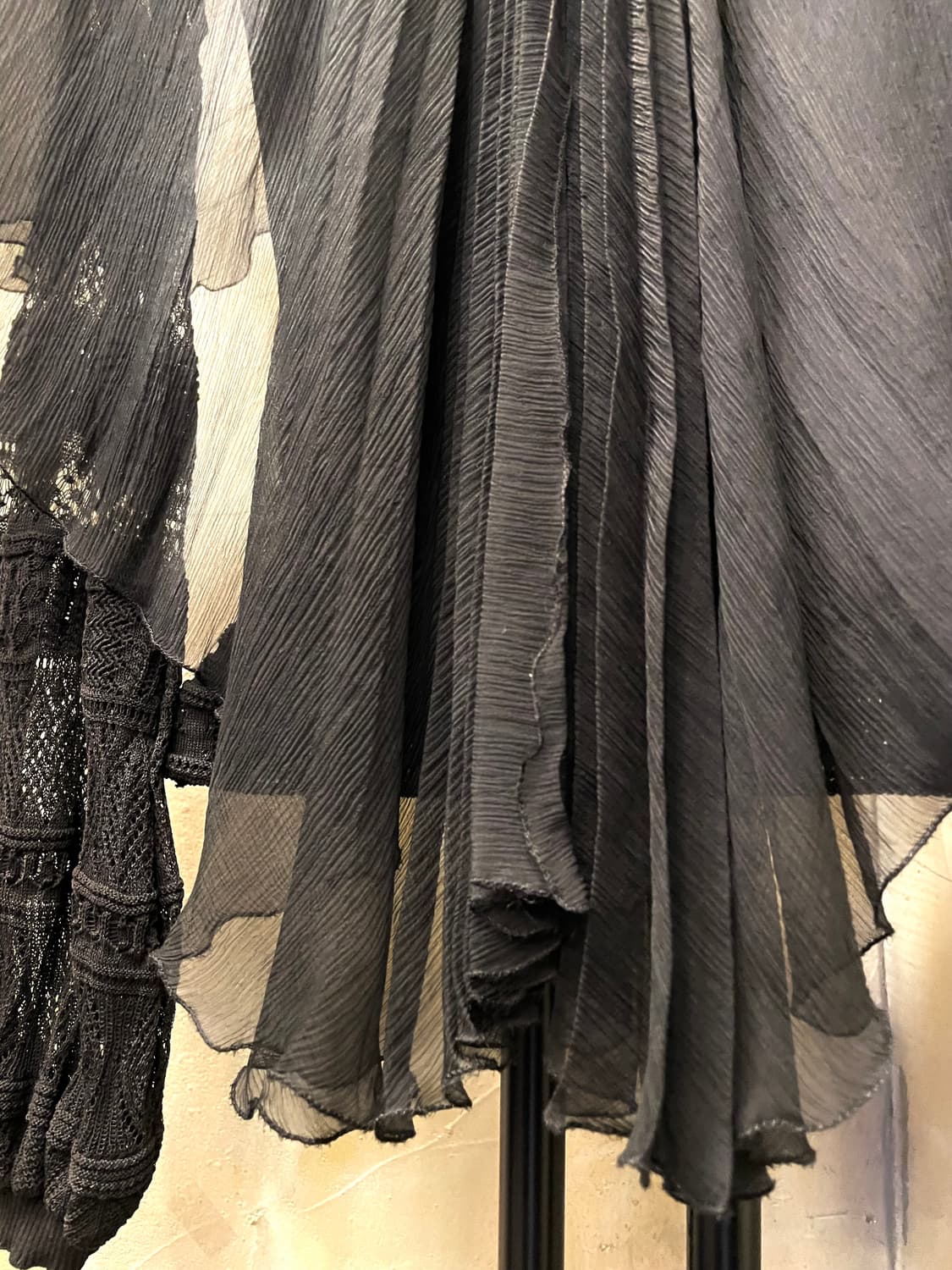 장폴고티에 블랙 시스루 블라우스 55~55반 상품이미지7