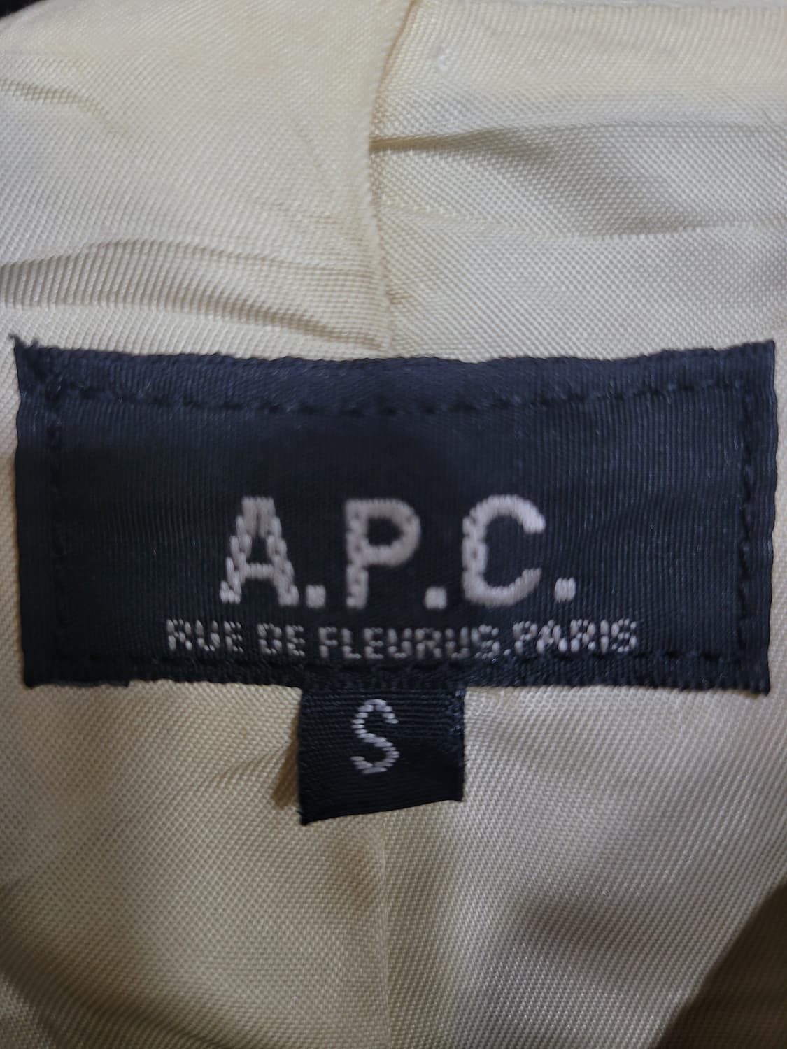 A.P.C. 아페쎄 프랑스 빈티지 리얼레더 가죽자켓  상품이미지3