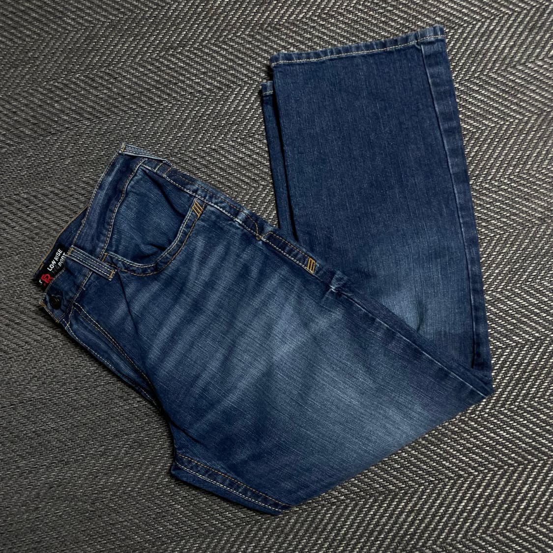 Ariat 빈티지 슬림 세미 부츠컷 워싱 데님 팬츠y 5078 상품이미지1