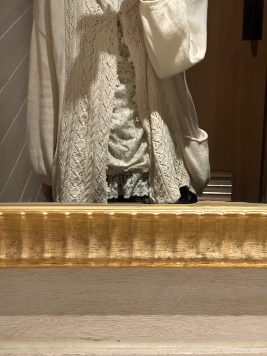 어스뮤직 오픈형 레이스 가디건 상품이미지1