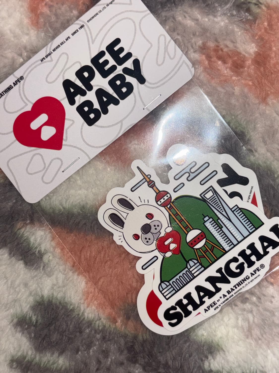 (새상품) APEE 모자 캡모자 베이프 에이프 상품이미지4