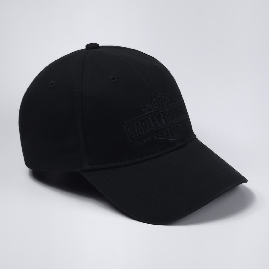 할리데이비슨 올블랙 볼캡 모자 상품이미지2