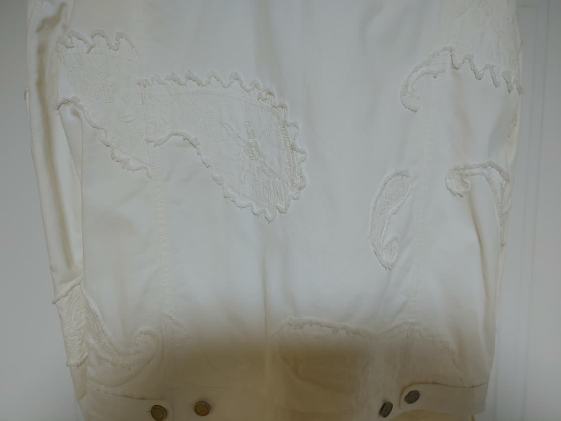 우영미 페이즐리 데님 트러커 핍니다 상품이미지6