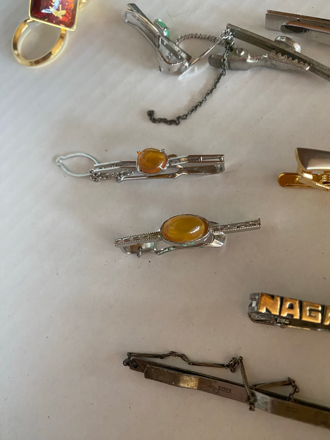 빈티지 넥타이핀 실버 및 던힐 등 상품이미지8