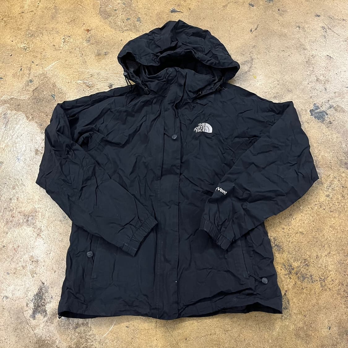 [정품/L] 노스페이스 블랙 바람막이 후드 자켓 b16 상품이미지2