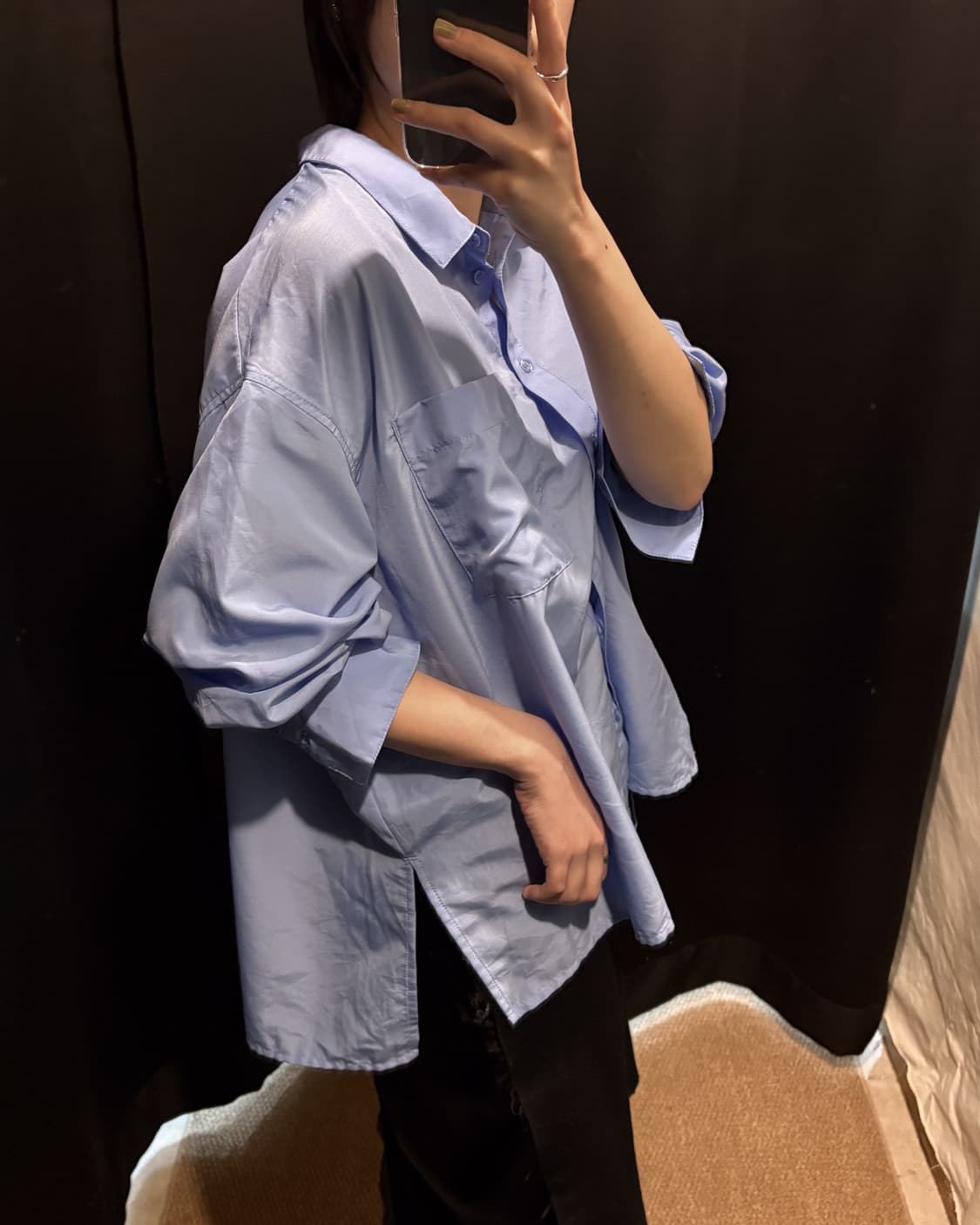 Oversized Drape Shirt 상품이미지1