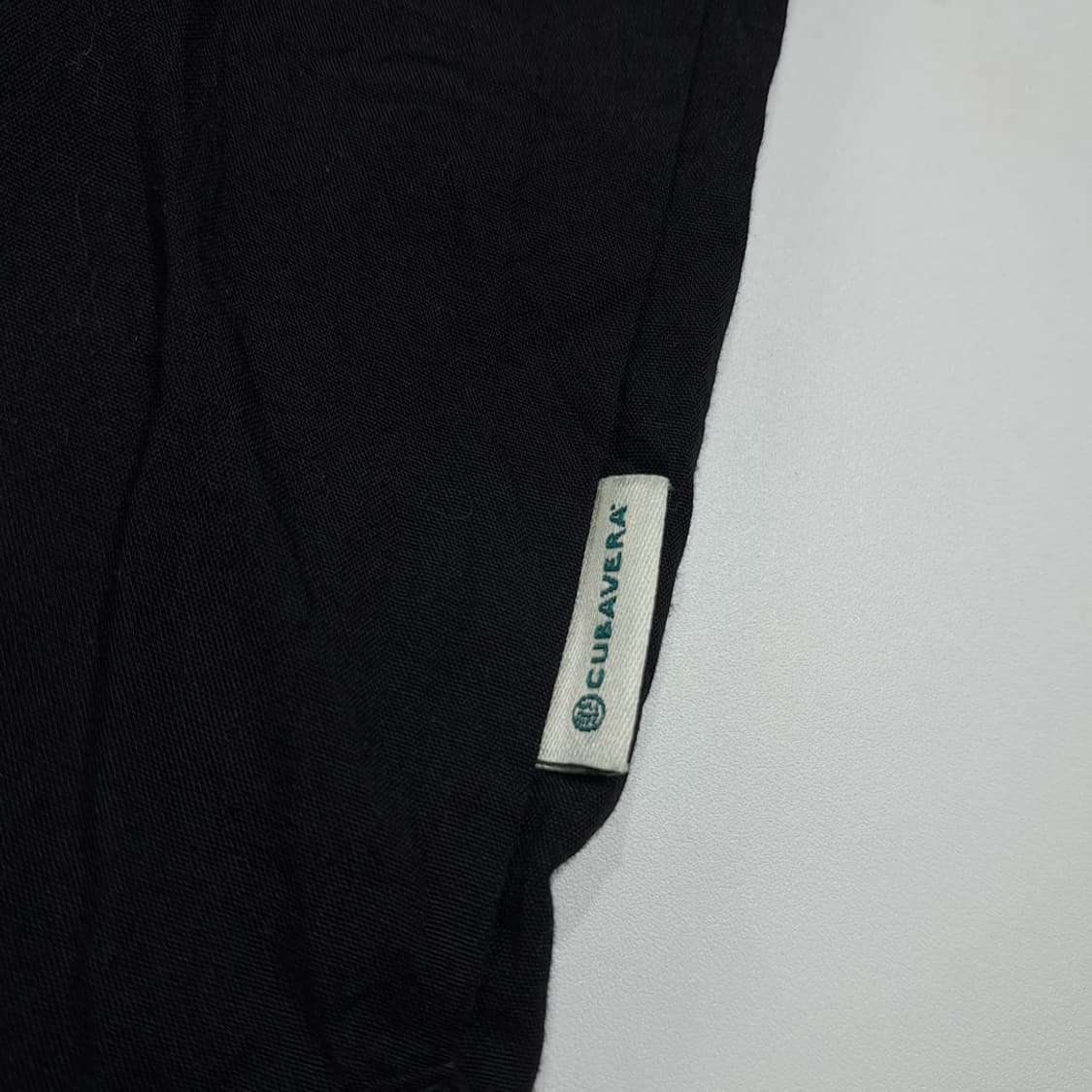 CK148 2XL 쿠바베라 00s 블랙 4포켓 과야베라 반팔 셔츠 남방 상품이미지5