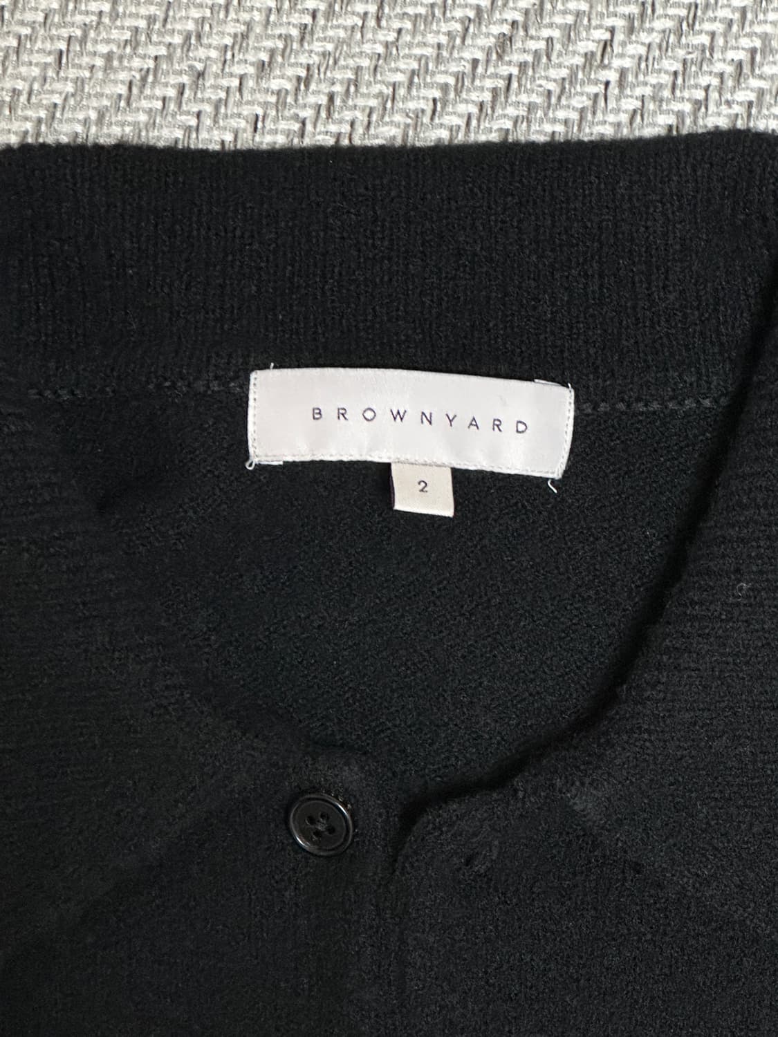 브라운야드 21fw 카라 가디건 상품이미지2