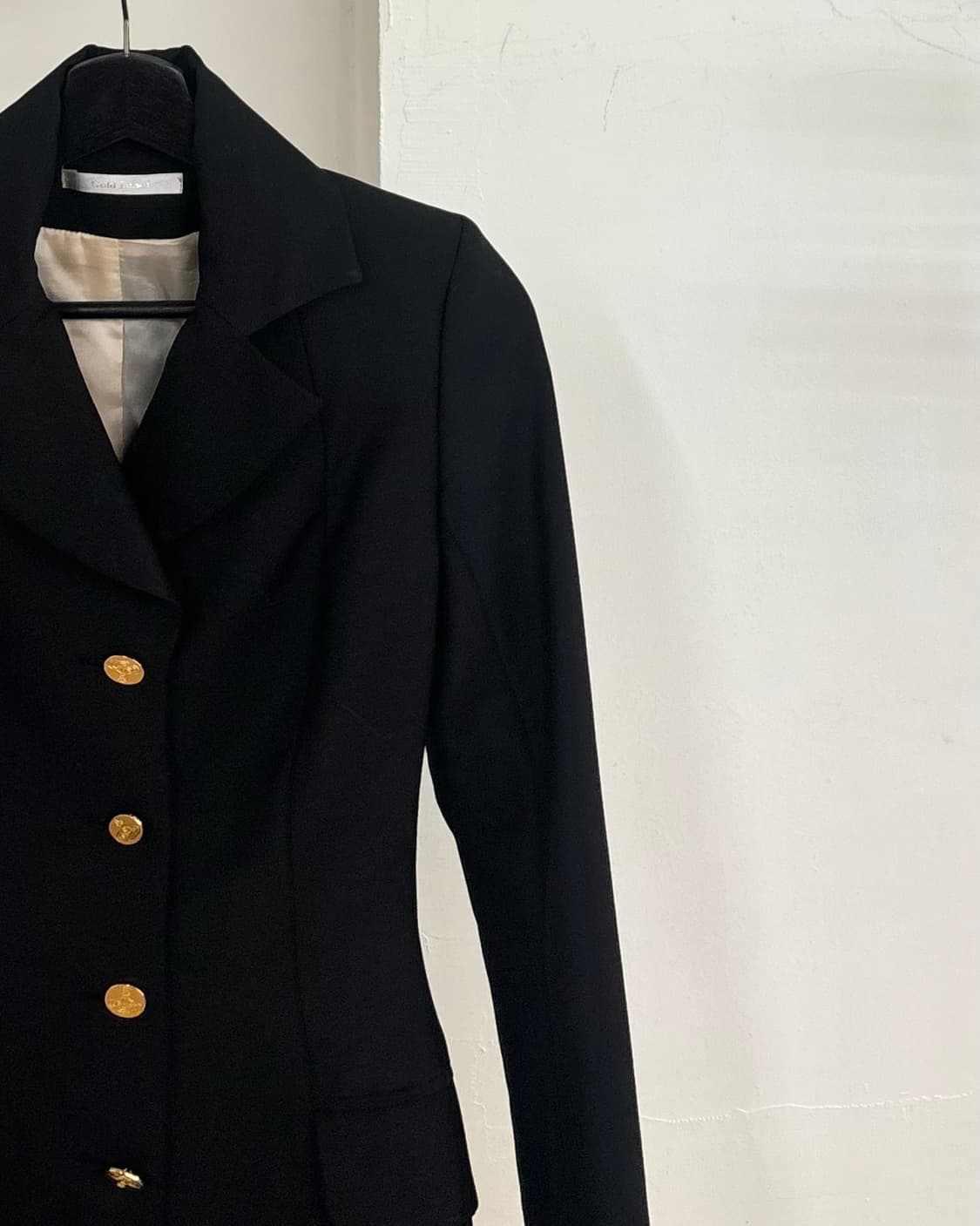 비비안웨스트우드 골드라벨 라펠카라 블랙 블레이저 상품이미지4