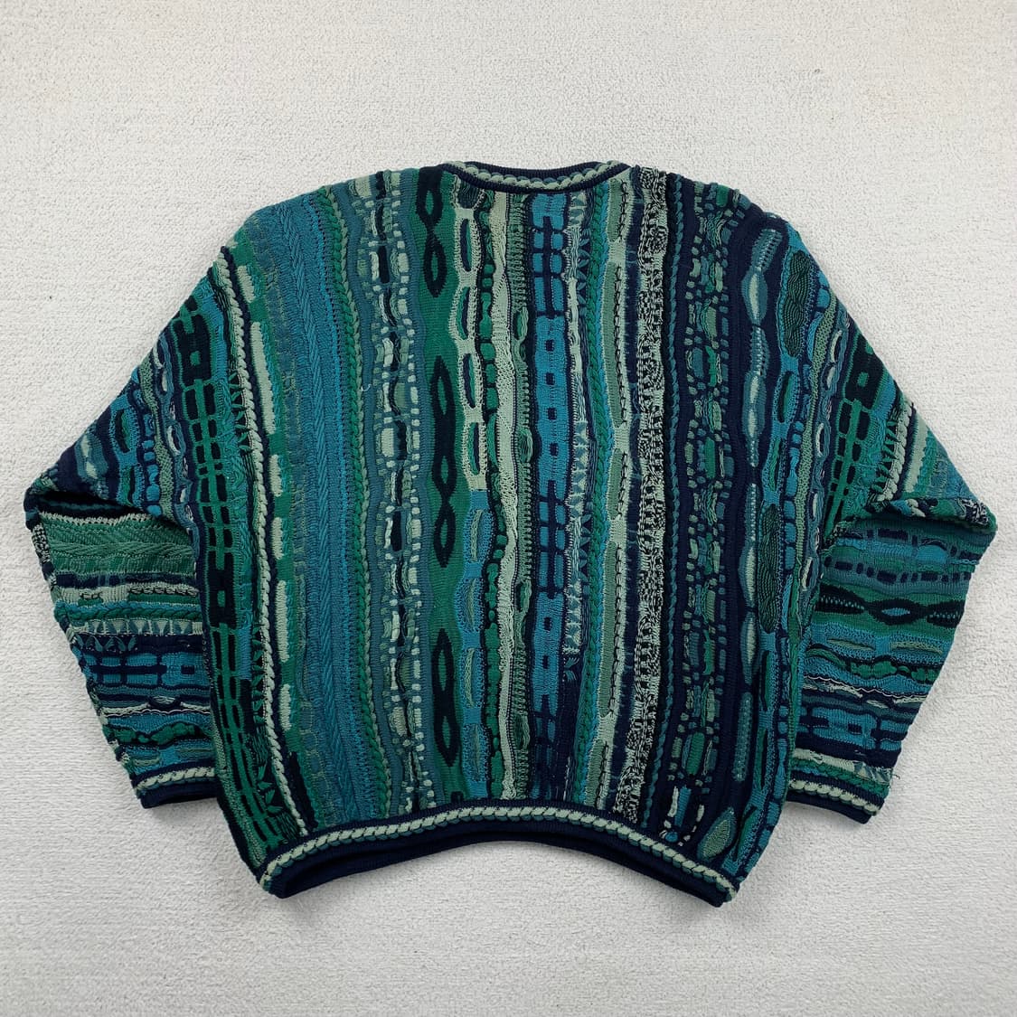 쿠지 머서라이즈드 코튼 핸드메이드 케이블 니트 상품이미지2