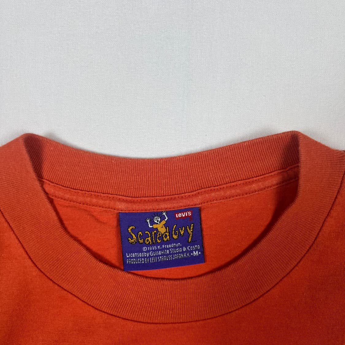 90‘s 리바이스 levis scared guy 1995 반팔티 상품이미지8