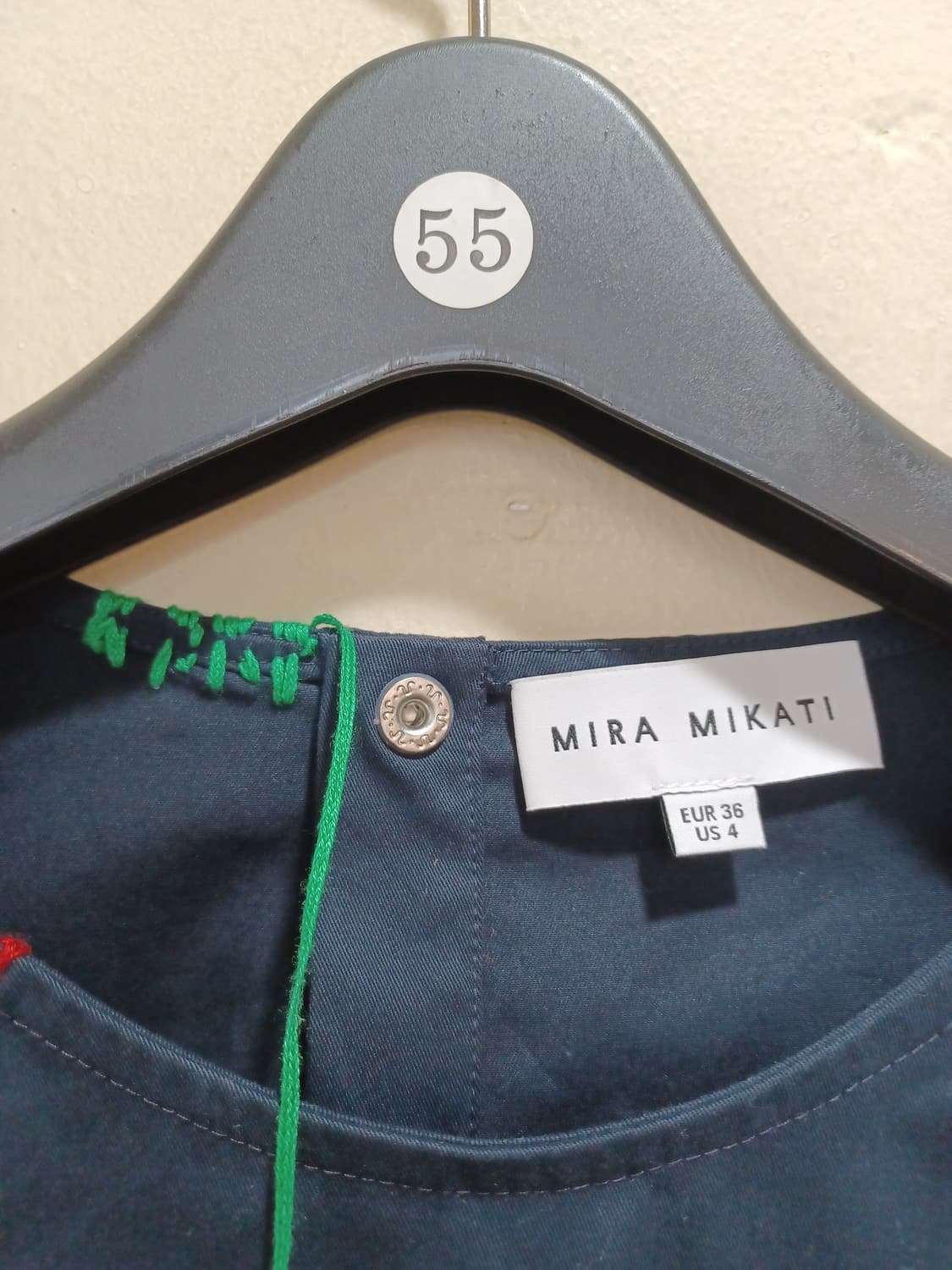 MIRA MIKATI 미라 미카티 네이비색 면 티셔츠  상품이미지3