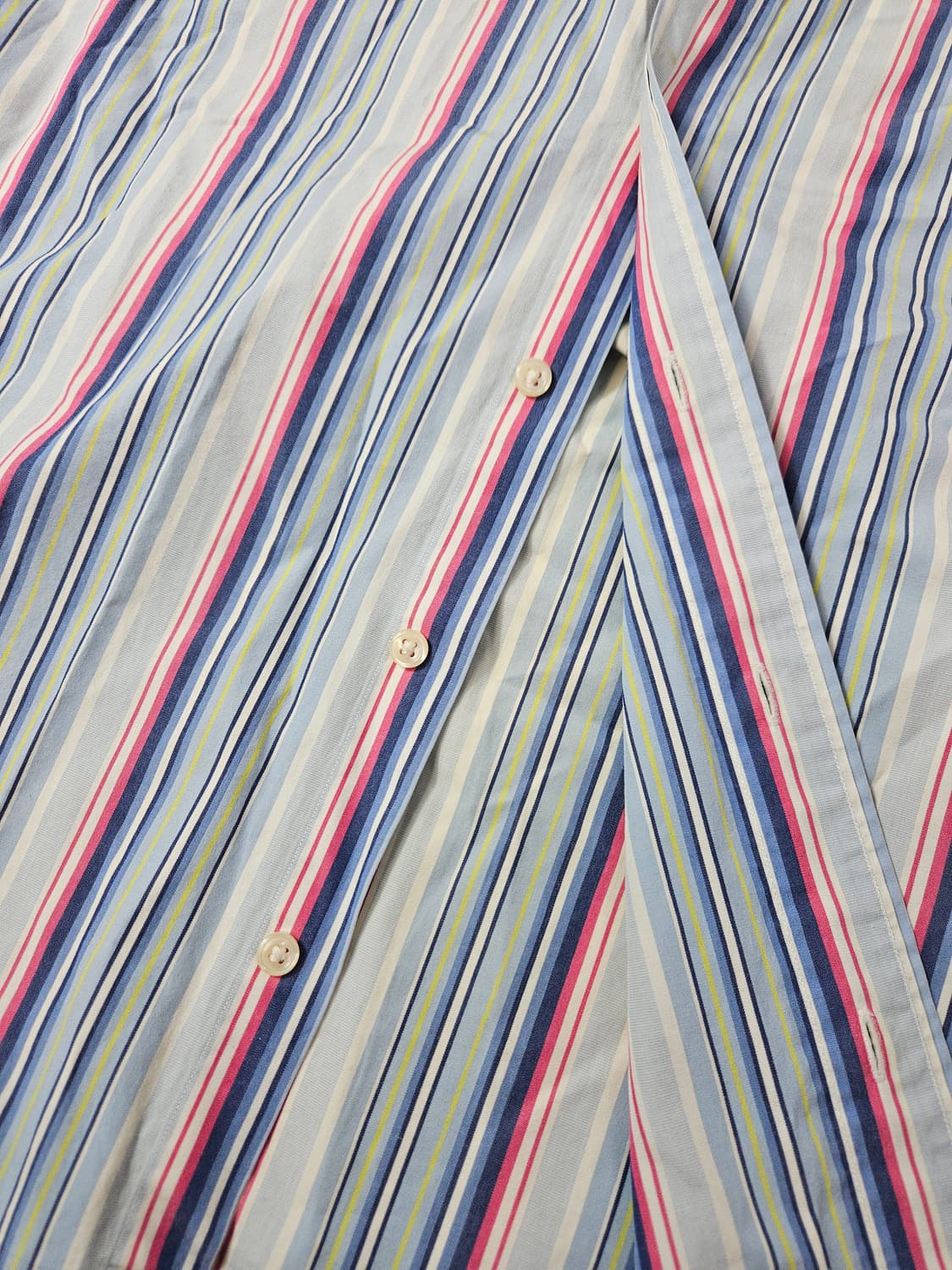 폴로 랄프로렌 블루포니 반팔셔츠 스트라이프 빈티지 M 상품이미지3