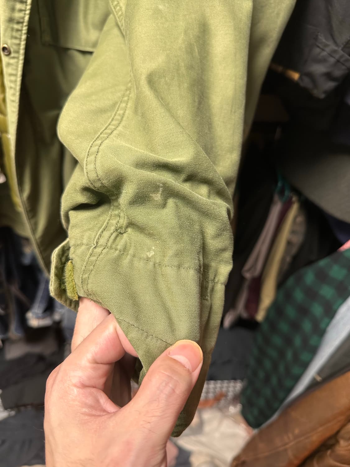 M65필드자켓 내피포함 스몰롱 사이즈 판매합니다 상품이미지6