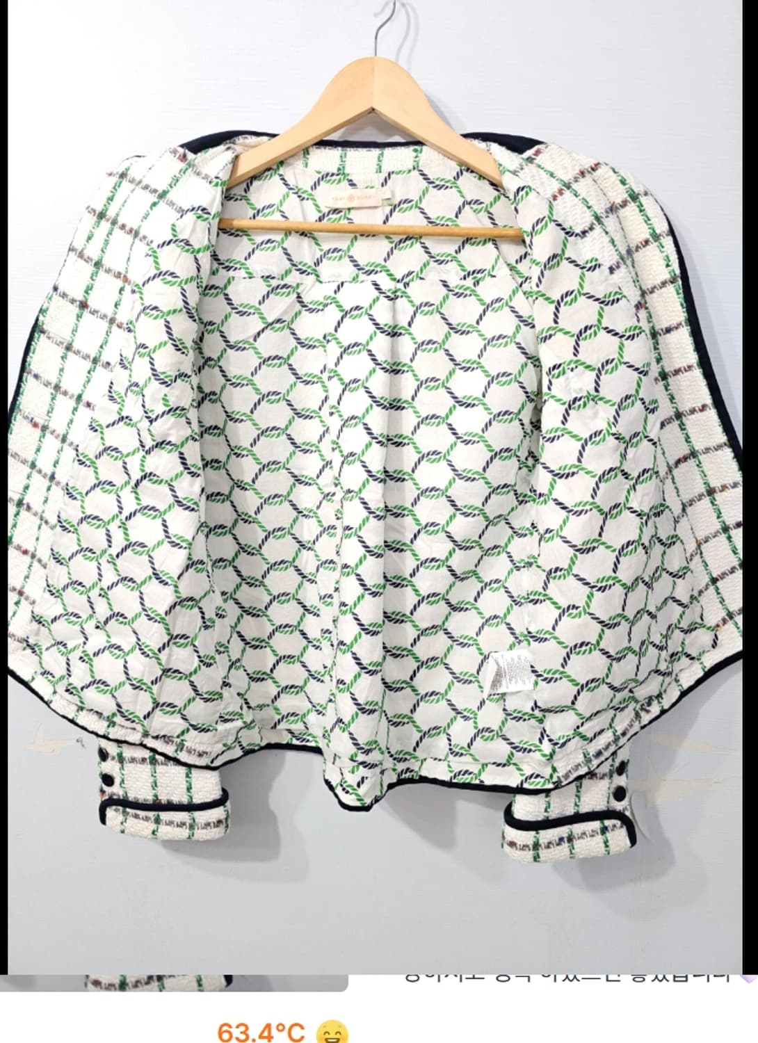 토리버치 Tory Burch 트위드 체크 자켓 55 상품이미지3